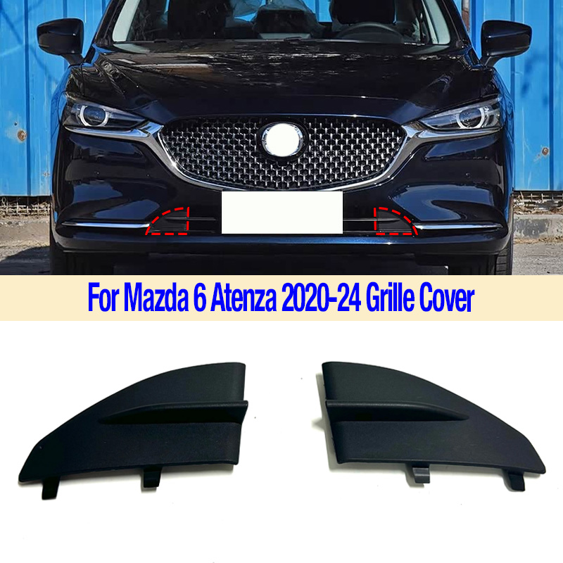 Bumper Plate 10Kg - グリルマツダ 6 アテンザ 2020-24 フロントバンパーグリル下部グリル装飾パネル ACC