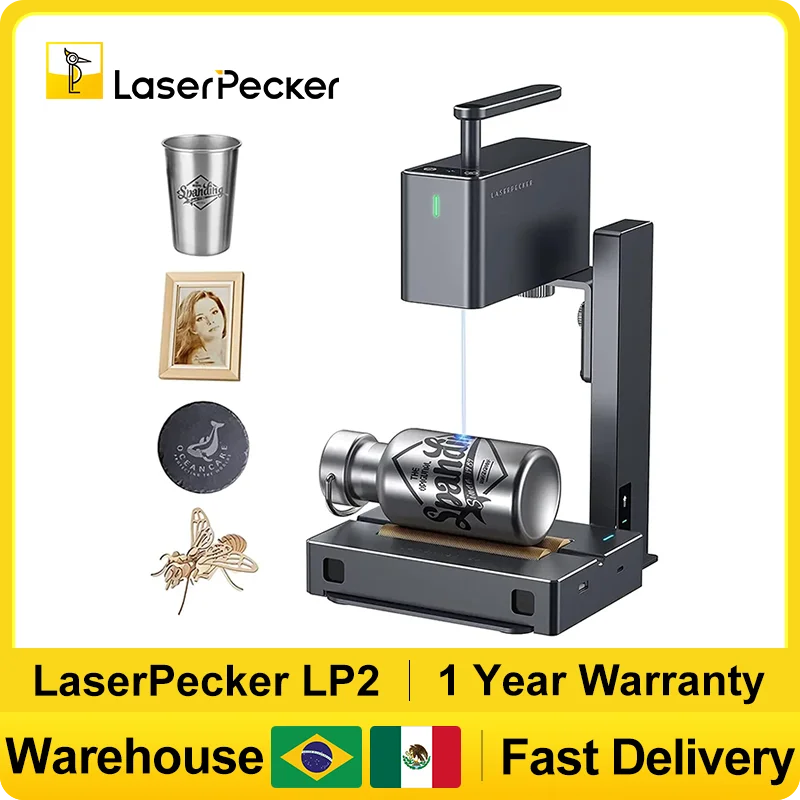 Crossfit Machine - Laserpecker-ポータブルレーザー彫刻機,5W, Bluetooth, CNC, DIY,超高速,lp2
