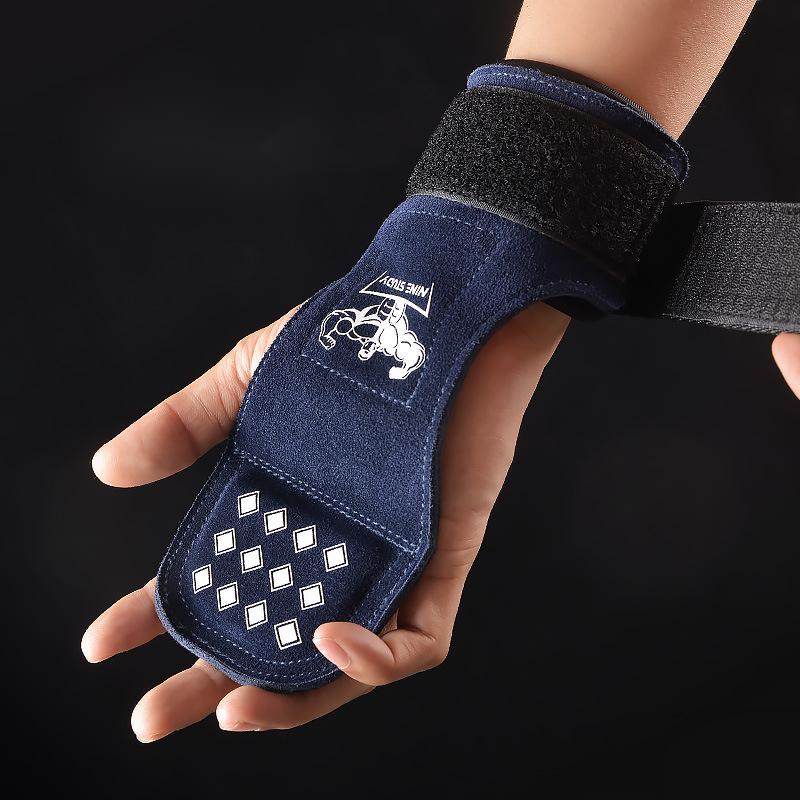 新しい革ジム手袋懸垂リフティング体操クロスフィット滑り止めベ - Crossfit Equipment のレビューと価格