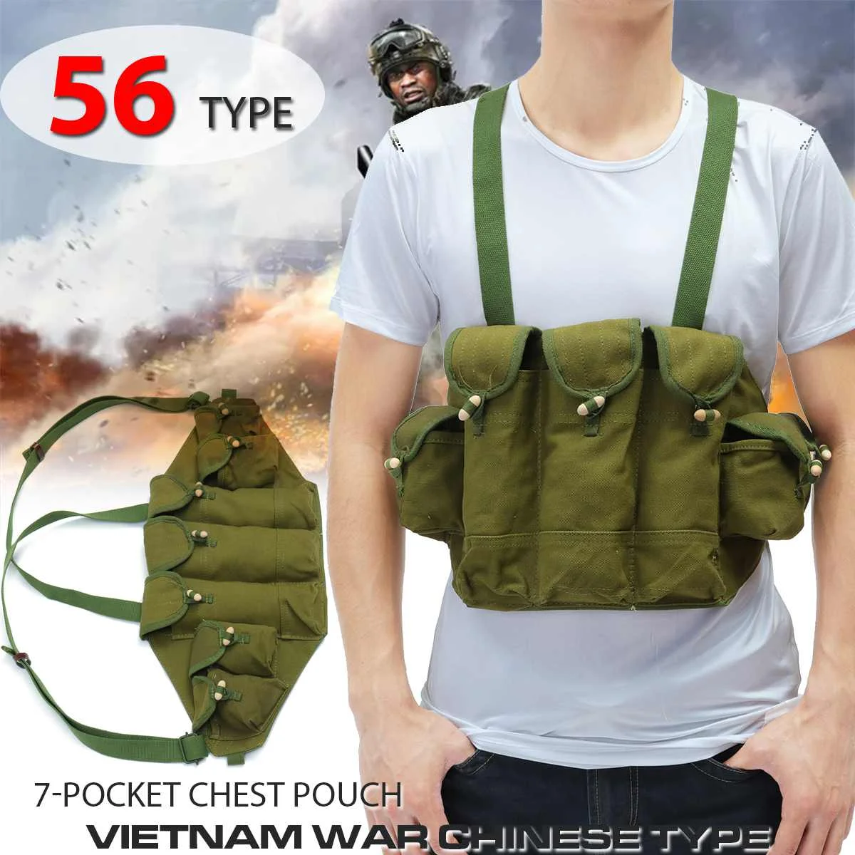56種類の調整可能な戦術的なハンティングベスト,胸部プラット - Crossfit Vest のレビューと価格