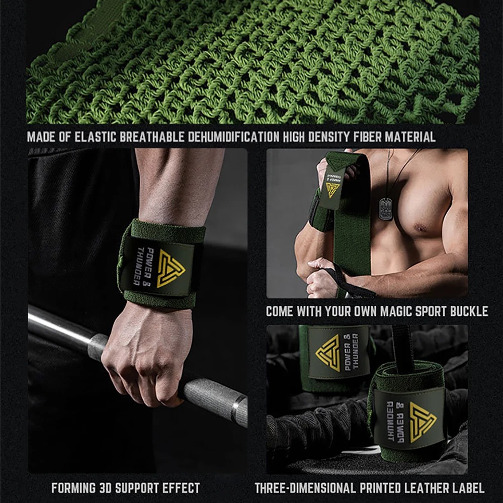 ヘビーデューティ重量挙げリストラップパワーリフティングジムク - Crossfit Equipment のレビューと価格