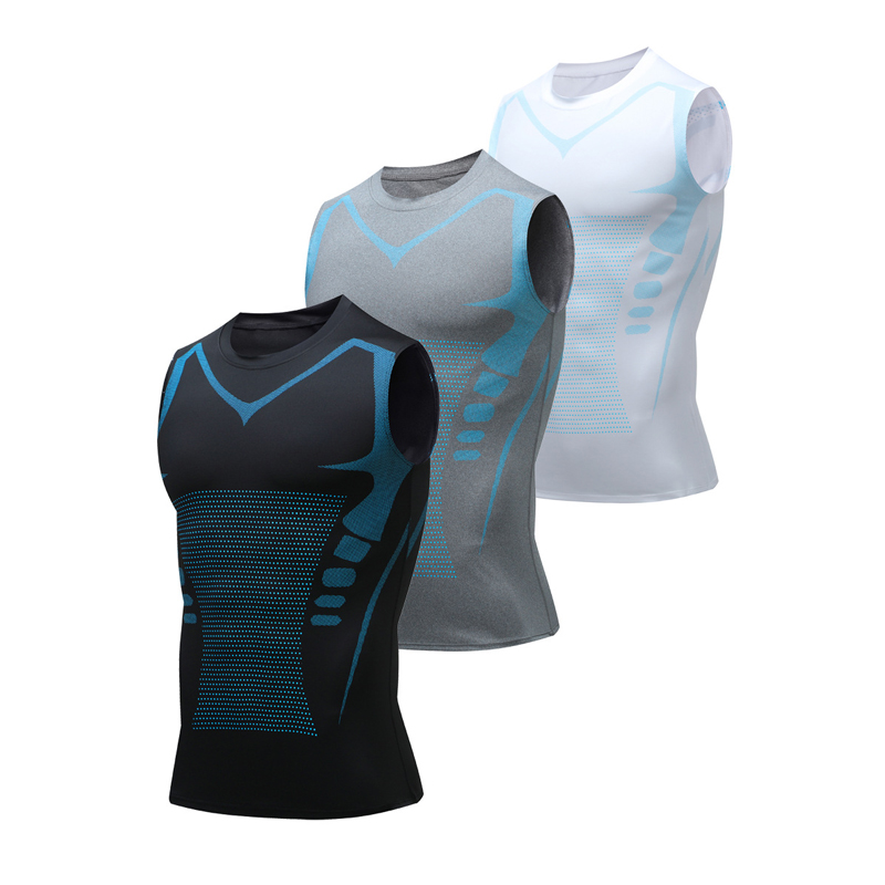圧縮タンクトップ男性ジムシャツノースリーブ速乾性印刷スポーツ - Crossfit Vest のレビューと価格