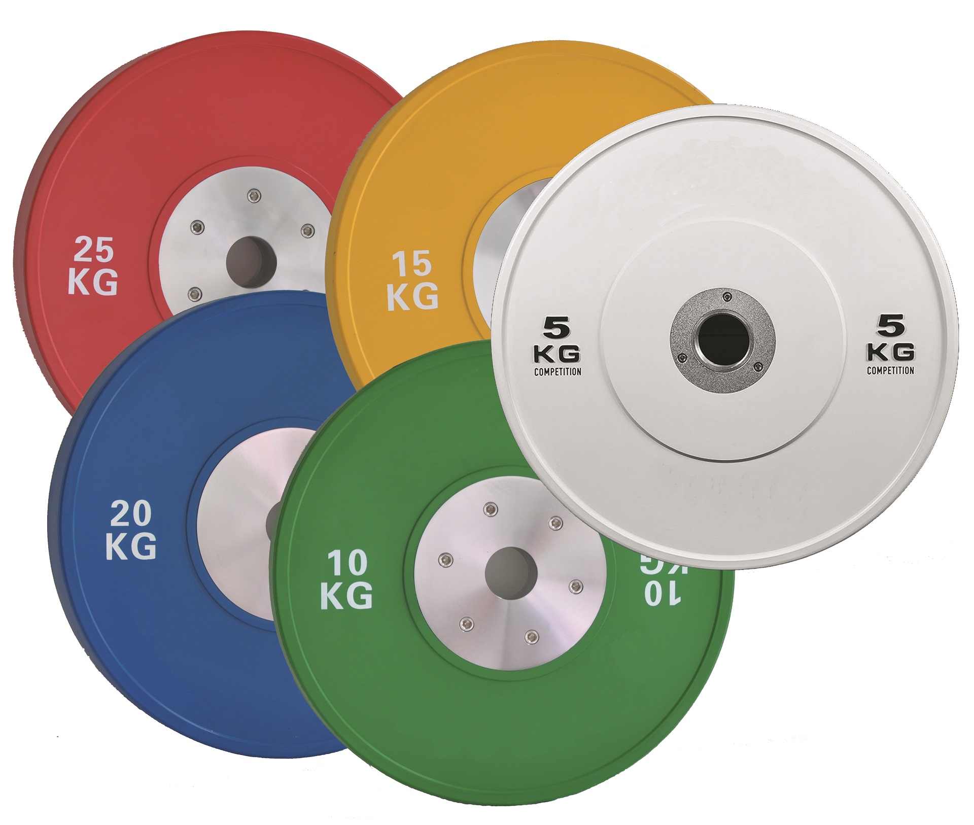 カスタムフィットネスジムラバーバンパープレート鋳鉄製10kg - Bumper Plate 10Kg のレビューと価格